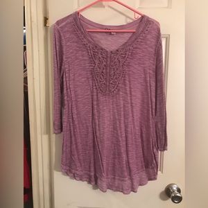 Purple Cato shirt medium